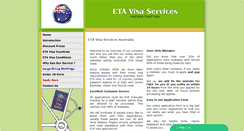 Desktop Screenshot of etavisaservices.com